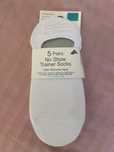 5 пар слідів (no show trainer socks) від Primark