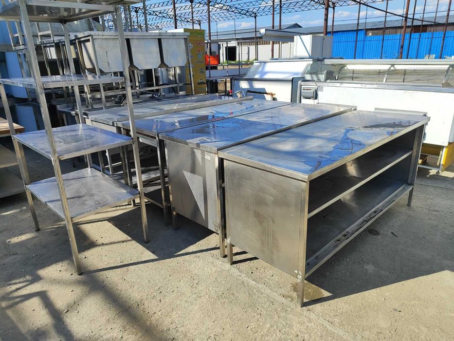 Столы, мойки, стеллажи, зонты из нержавеющей стали