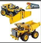 Lego technic БелАЗ, самосвал, грейдер 2в1