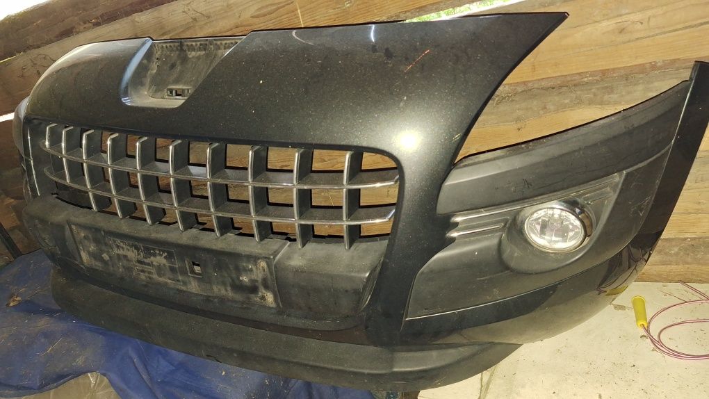 Zderzak przedni Peugeot 3008 I kolor ciemnonszary KTPD 2012 przed lift
