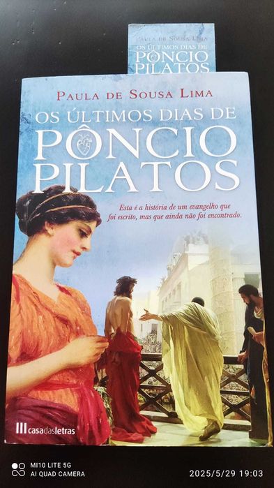 Os Últimos Dias de Pôncio Pilatos - Paula Sousa Lima - portes grátis