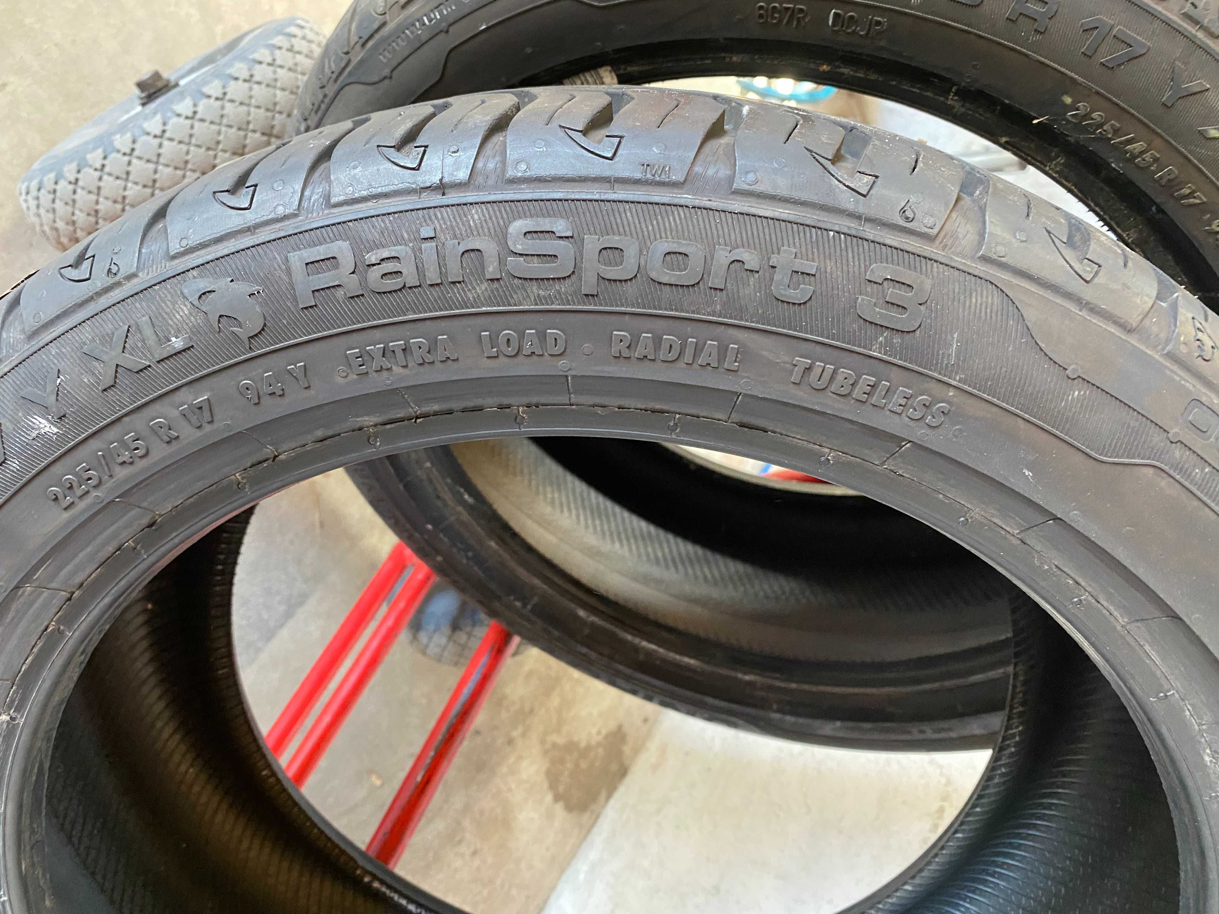 Sprzedam opony Uniroyal RainSport 3 – 225/45 R17 – letnie