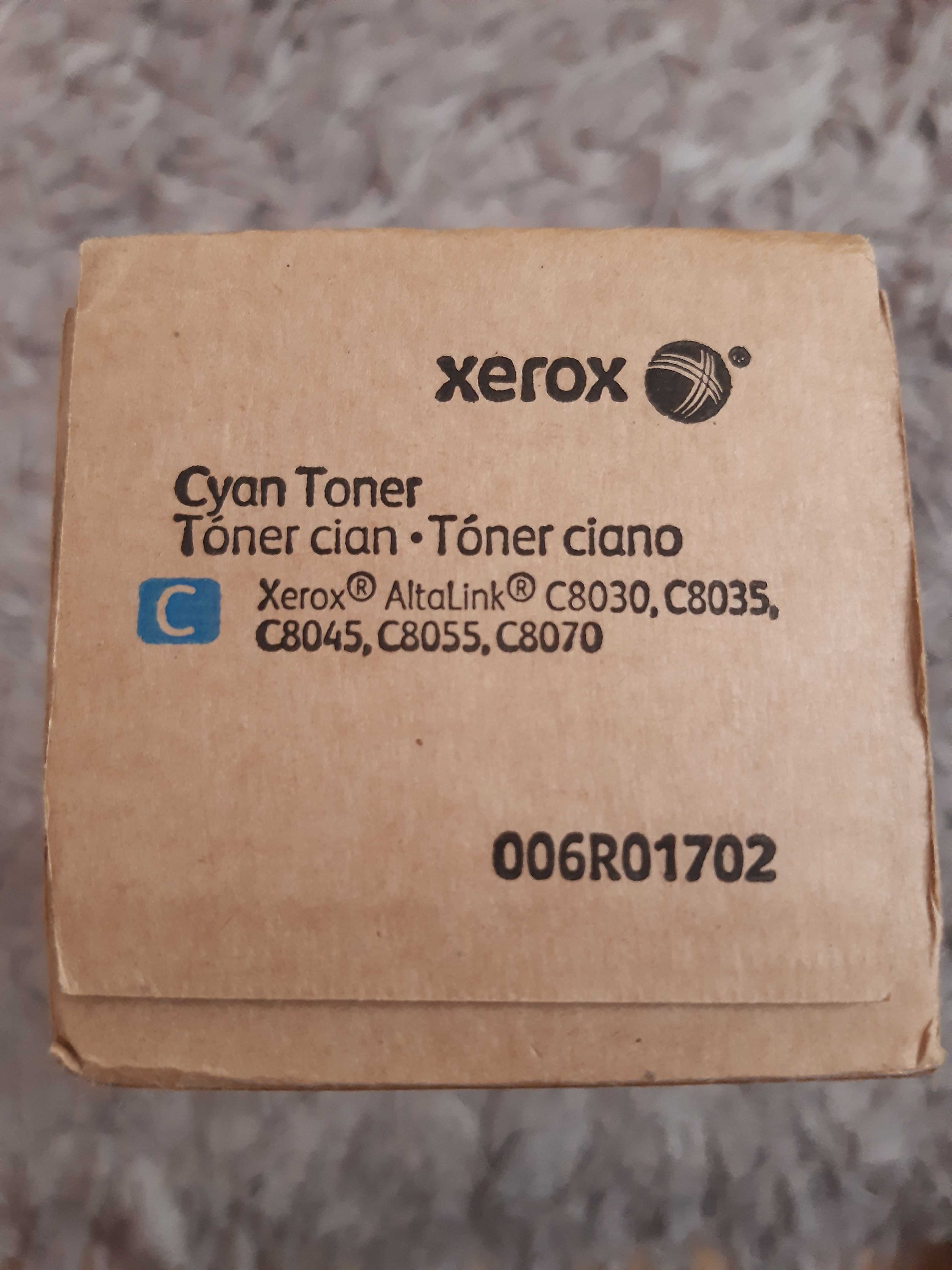 XEROX 006R01702 Cyan Toner nowy ORYGINALNY z hologramem Xerox.