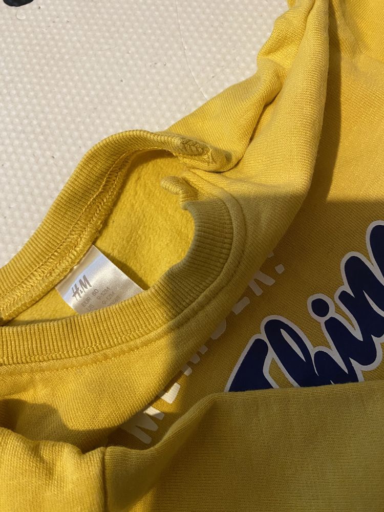 Żółta bluza H&M 80