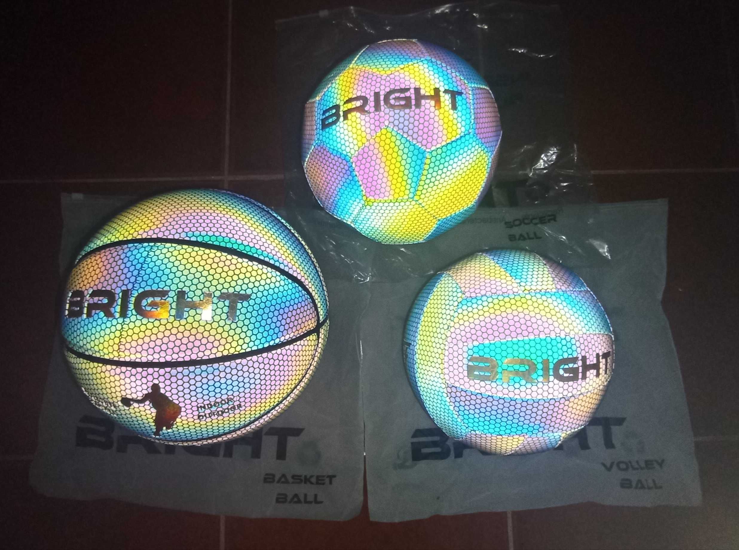 Bolas Bright Basquetebol Futebol Voleibol