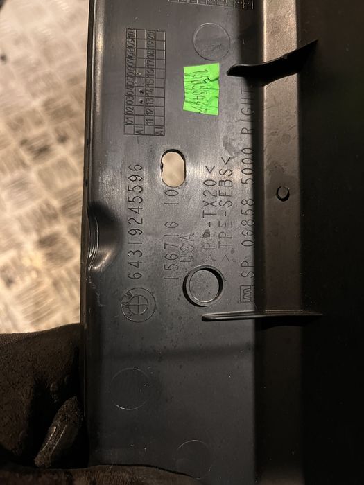 Bmw x5 x6 f15 f16 osłona podszybia