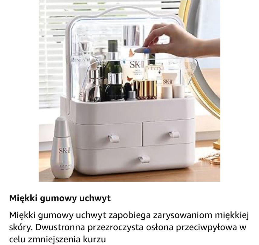 Organizer na kosmetyki duzy