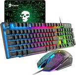 Zestaw Klawiatura i Mysz Mechaniczna LED T6 do Gier - Ergonomia i Styl