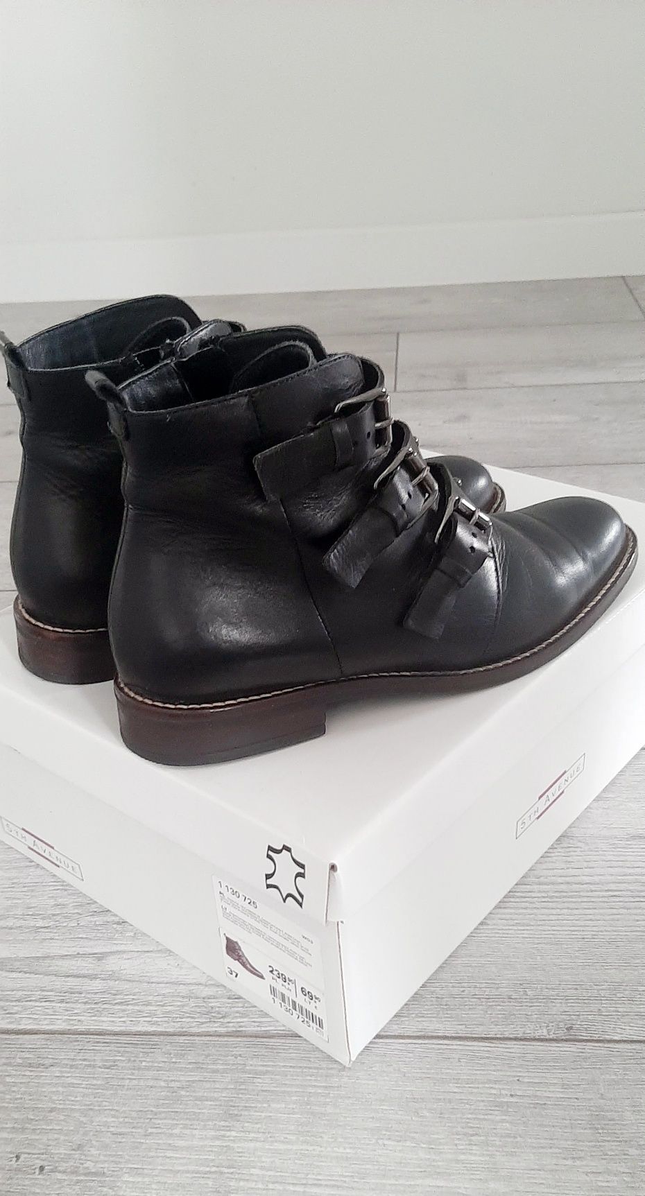 Botki skórzane Deichmann 5th Avenue