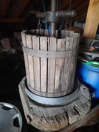 Пресс деревянный ручной механический для винограда