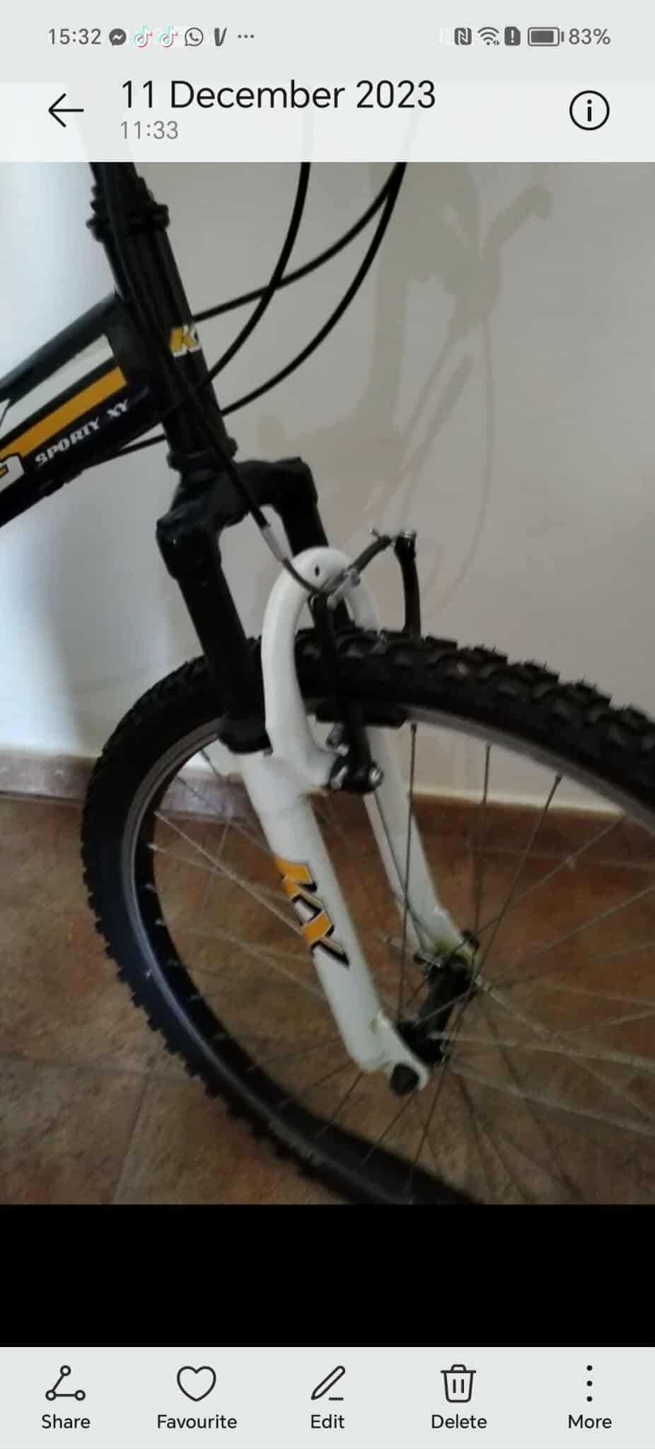 bicicleta  de motanha KX