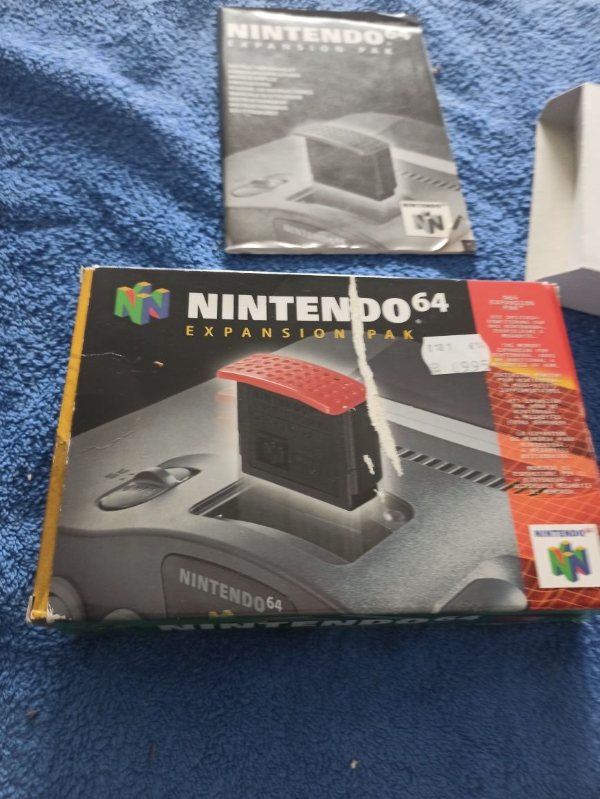 Expansion Pak Nintendo 64 w  boxie. Kompletny + kluczyk