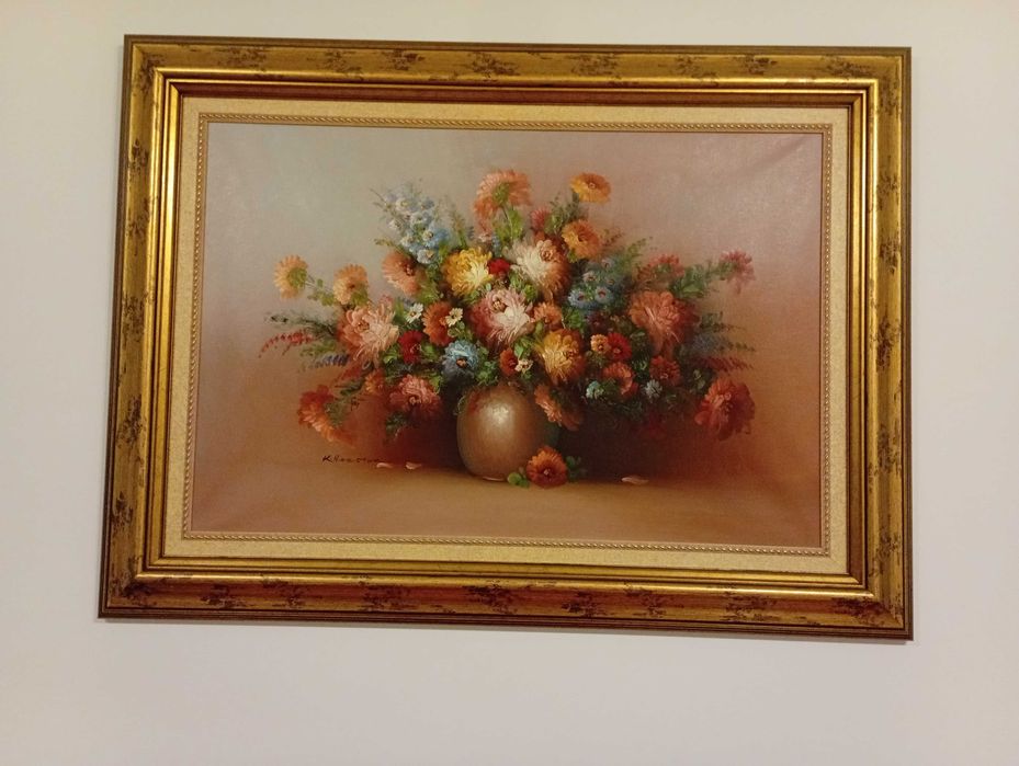 Quadro pintado à mão