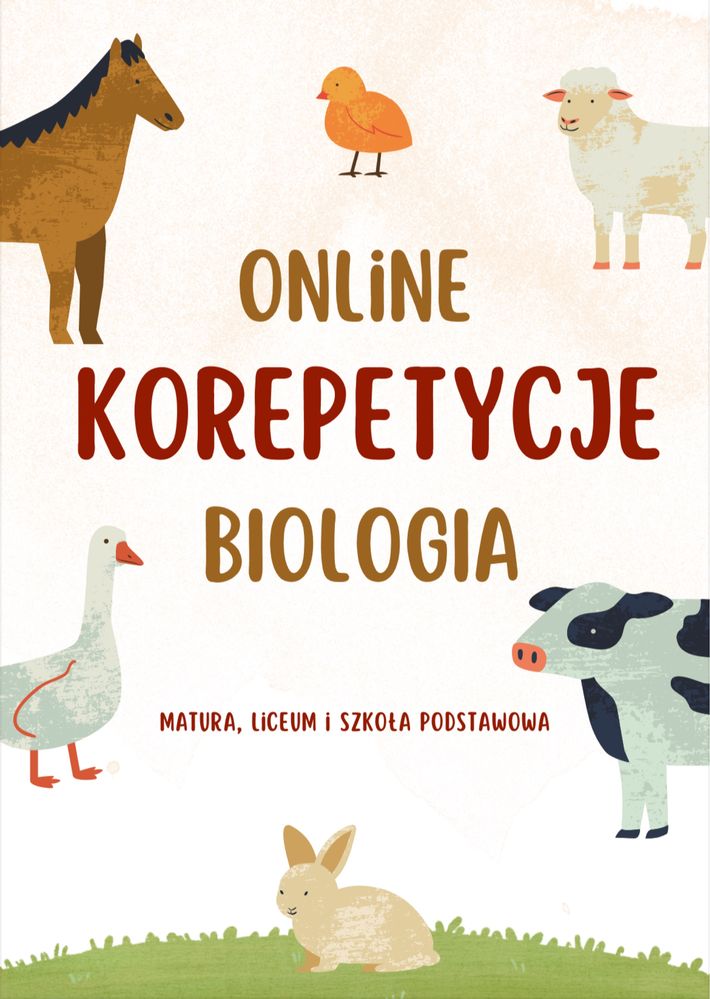 Korepetycje online Biologia
