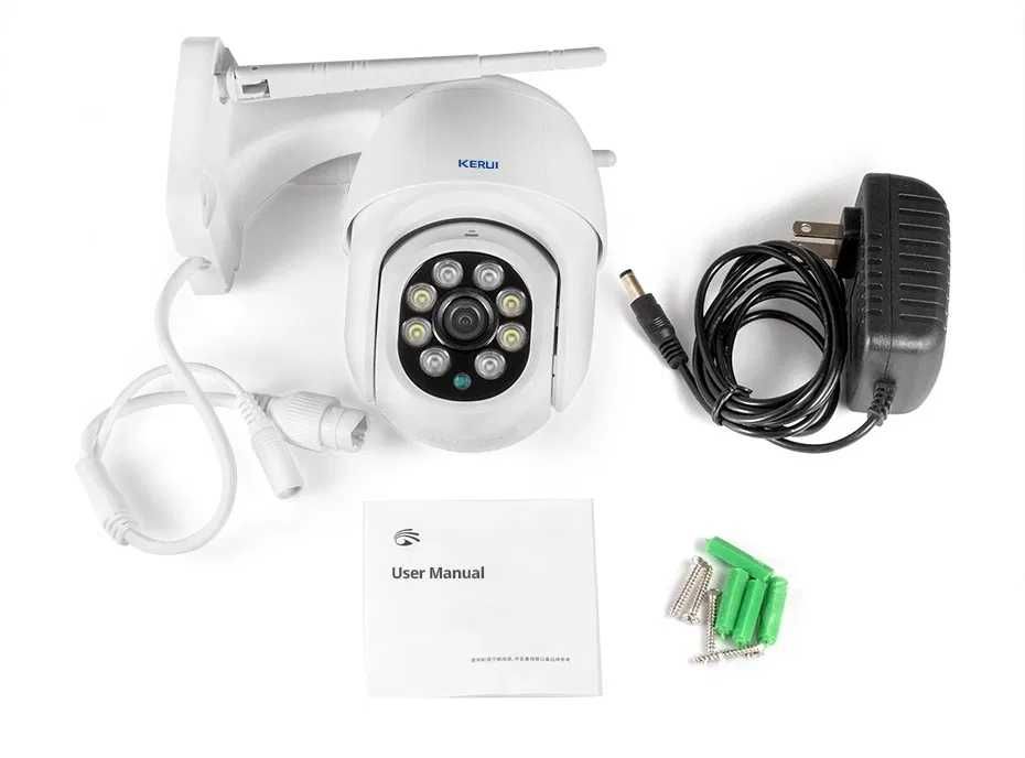 Уличная поворотная IP-камера Wi-Fi Kerui для наружного видеонаблюдения