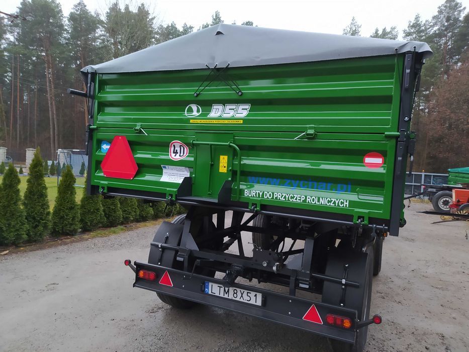 Burty Borty Boki do przyczepy D47 D50 D55 HL 8011 HW 6011 BSS i innych