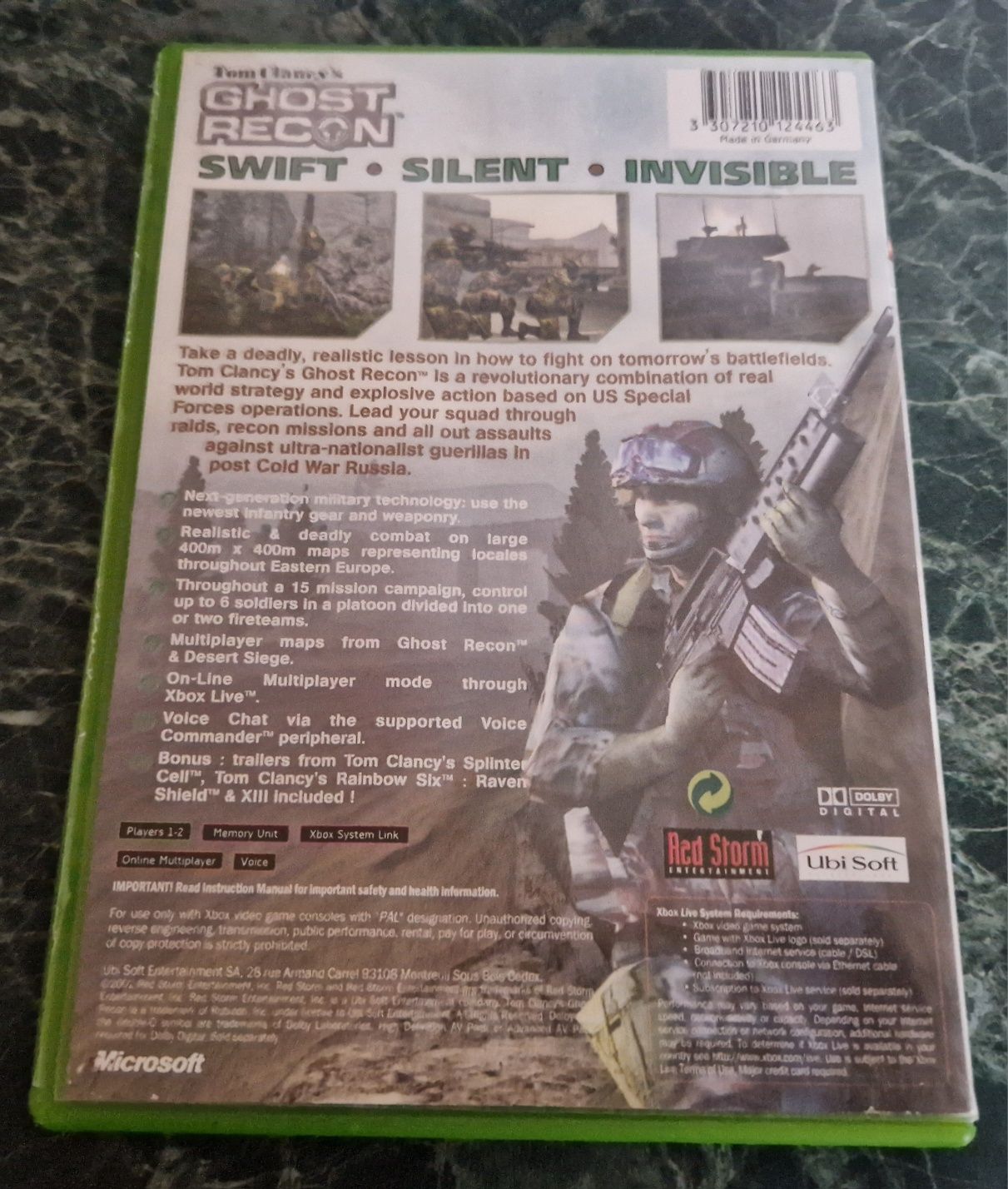 Tom Claney's - Ghost Recon - Klasyczny Xbox