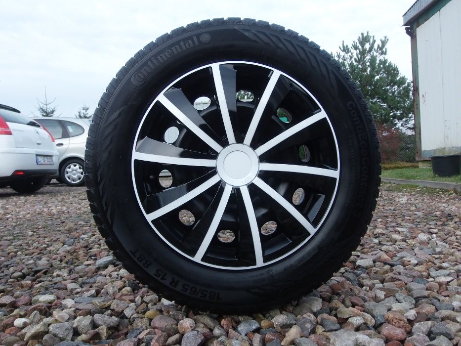 Kołpaki 16 15 KIA Opel Ford Fiat BMW Seat Honda Renault Peugeot BIAŁE