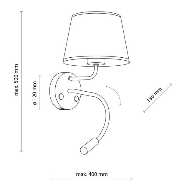 Kinkiet Maja TK Lighting