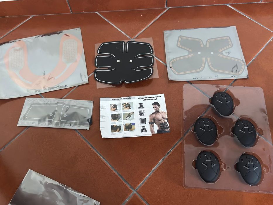 Electro estimulador muscular novo