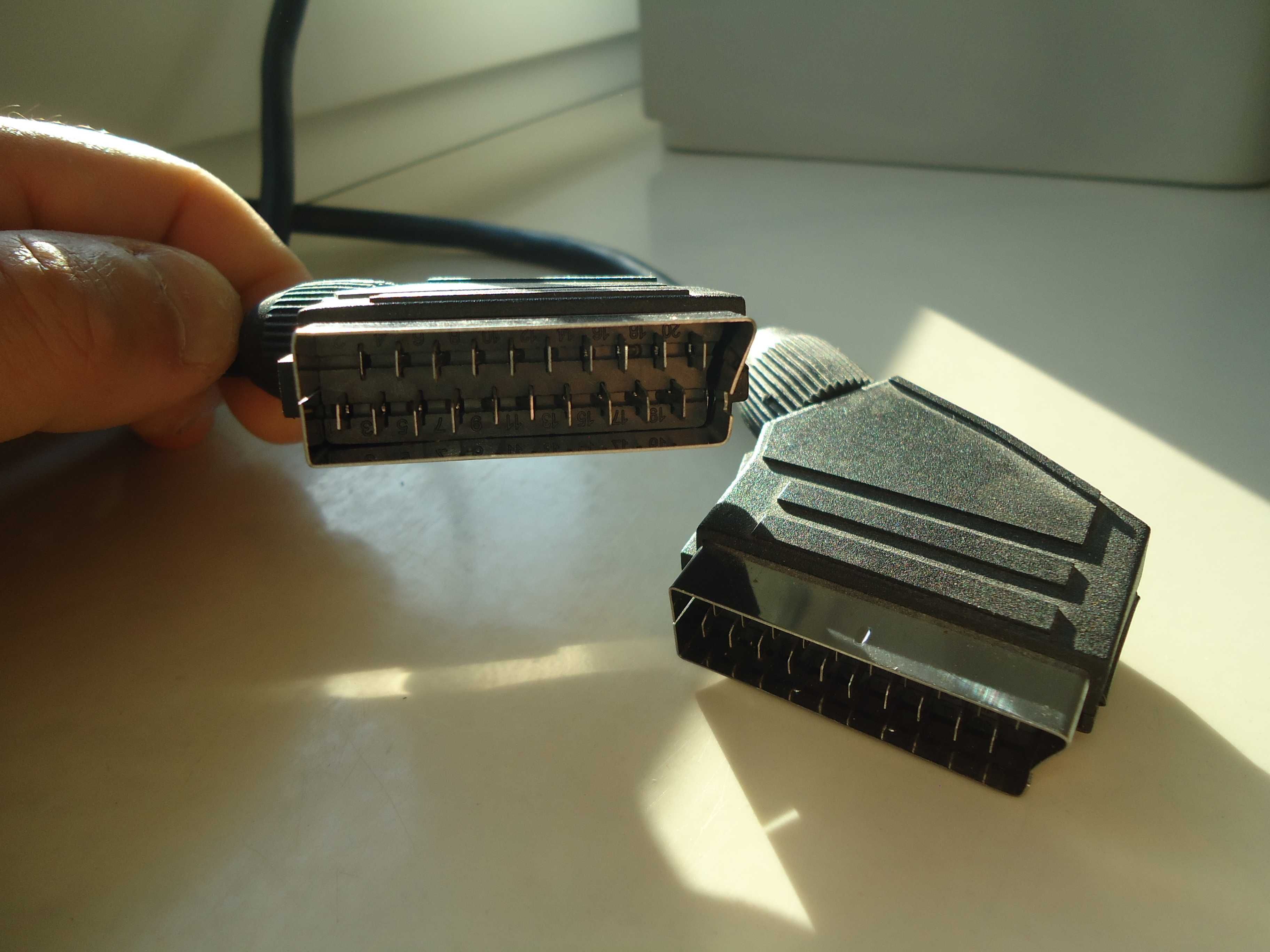 kabel SCART - SCART 1 metr do starego komputera monitora itp