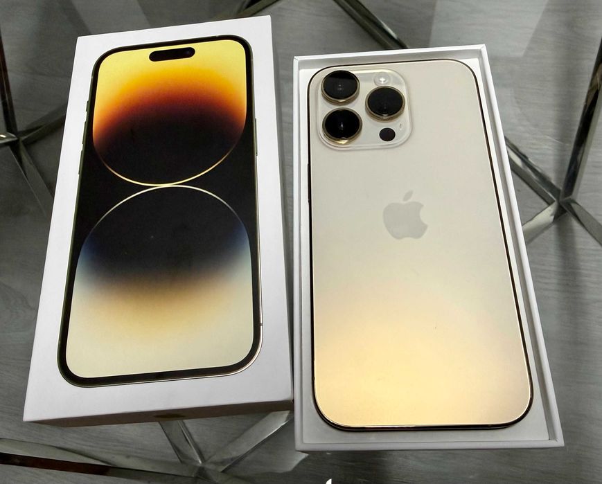 Iphone 14 Pro 128Gb/ GOLD / Idealny stan - jak nowy!