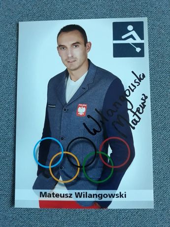 Autograf Mateusz Wilangowski - Wioślarstwo