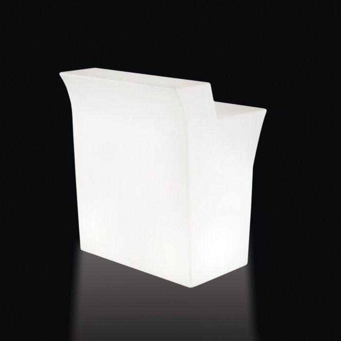 Balcão com iluminação