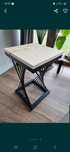 Stojak na kwiaty, kwietnik metal drewno loft handmade