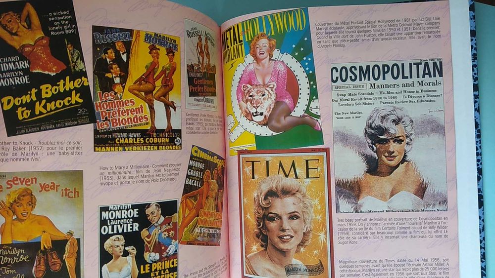 MARILYN MONROE em banda desenhada I e II - Giardino, Crepax, etc