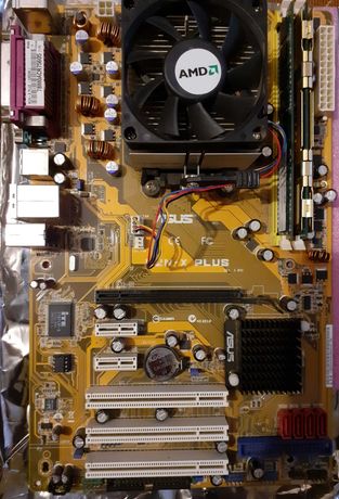 Комплектуючі до ПК: Мат.плата Asus на AM2 socket + Процесор+ОЗУ!