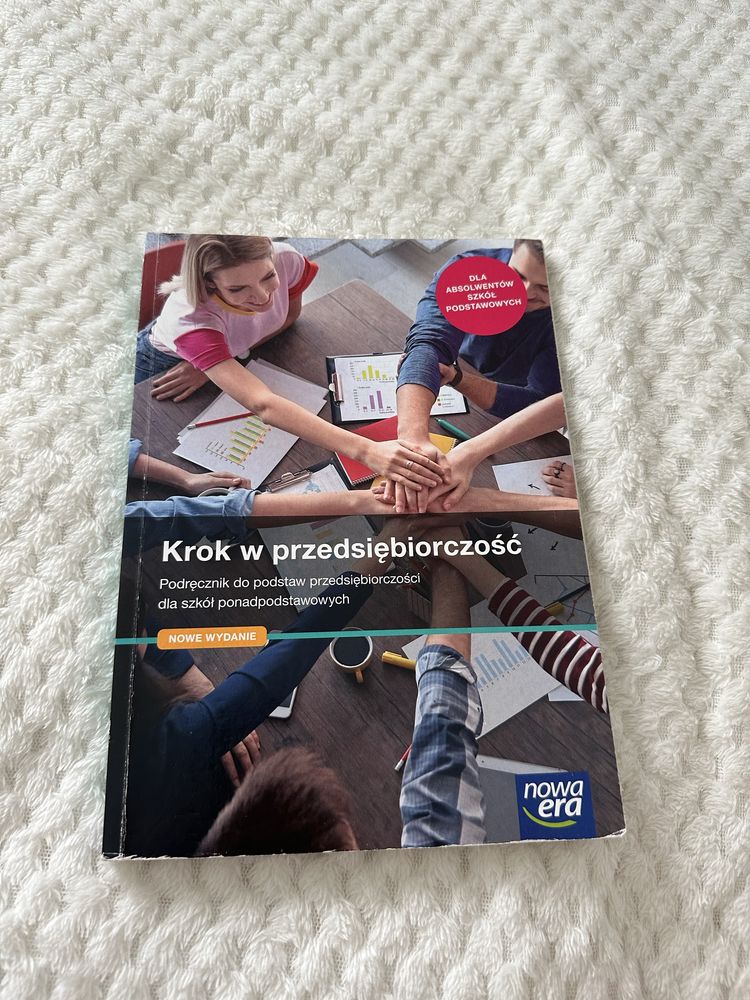 Książka podręcznik Krok w przedsiębiorczość
