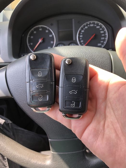Новий викидний ключ Volkswagen, Skoda, Seat, выкидной корпус ключа
