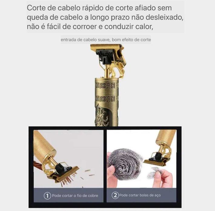 Maquina Cortar Cabelo e Barba