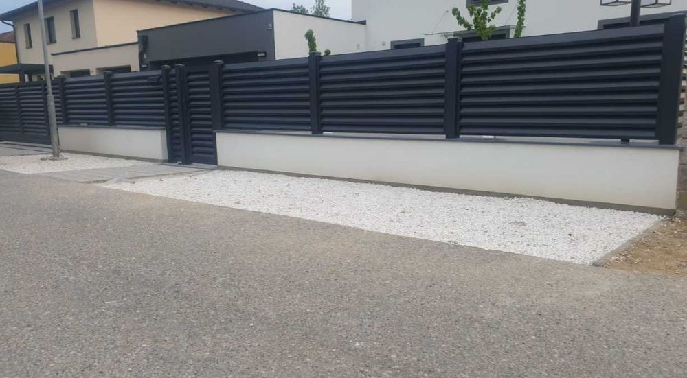 Nowoczesne bramy ogrodzeniowe aluminiowe na wymiar- Produkcja, Montaż