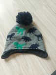 Zimowa czapka z dinozaurami