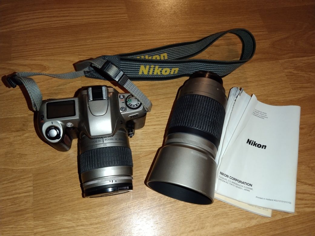 Nikon F65 + AF Nikkor 28-80mm + AF Nikkor 70-300 mm