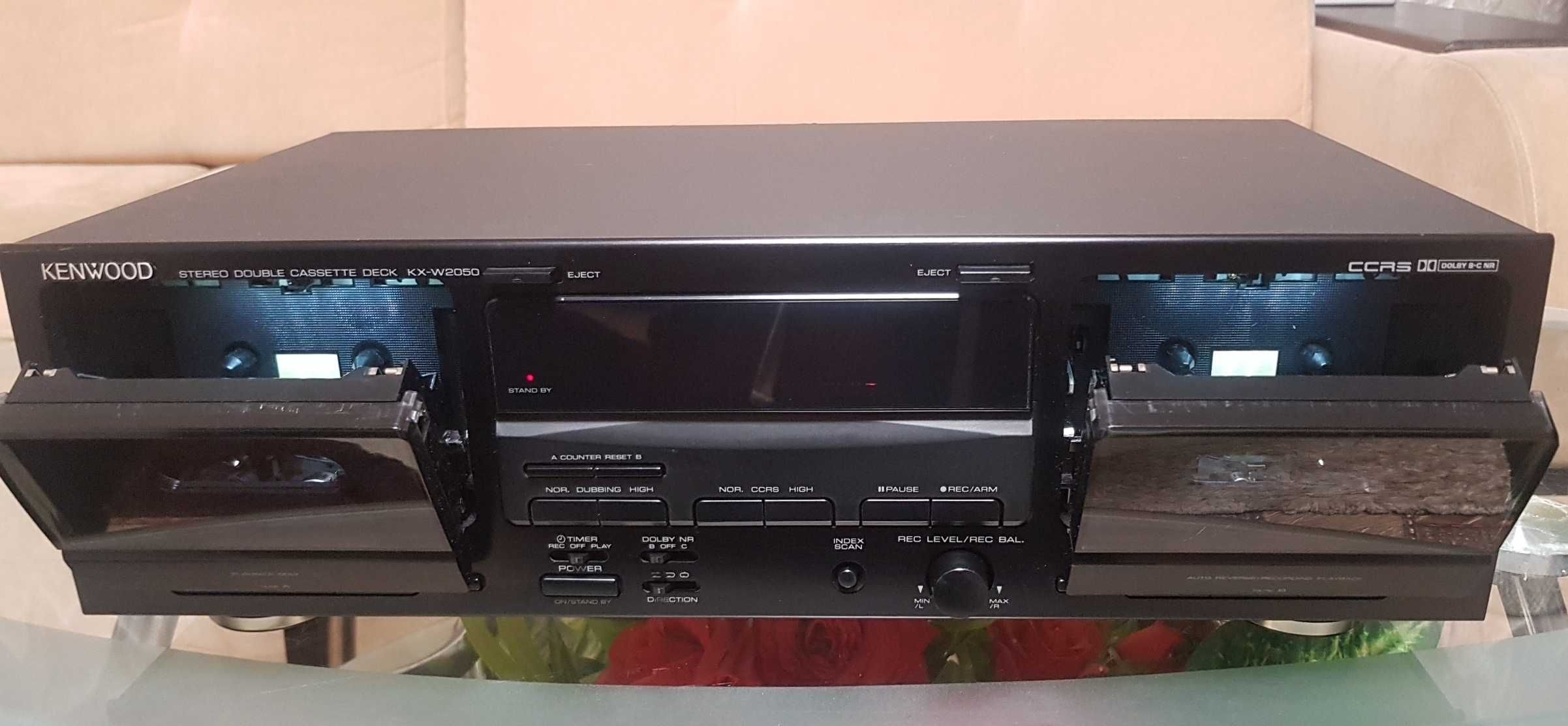 Двухкассетная дека Kenwood KX-W 2050 CCRS made in Japan