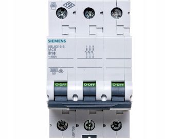 Wyłącznik nadprądowy Siemens 230 V IP20 16 A