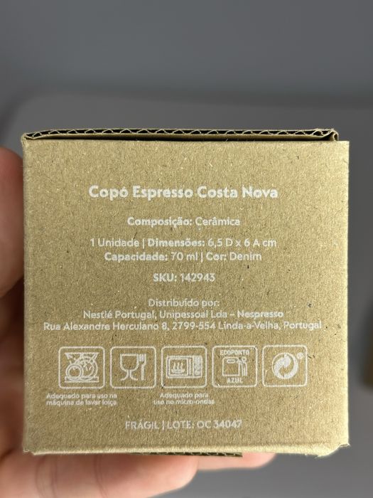 Conjunto 6 copos Nespresso