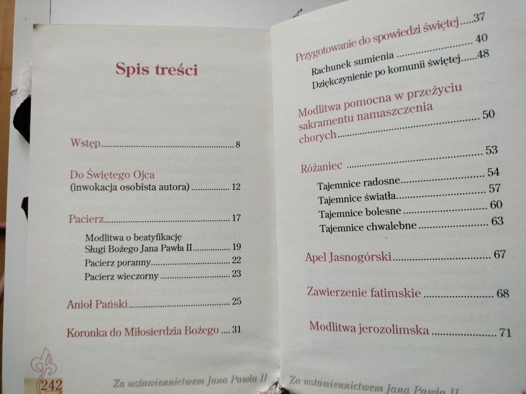 Modlitewnik - za wstawiennictwem Jana Pawła II