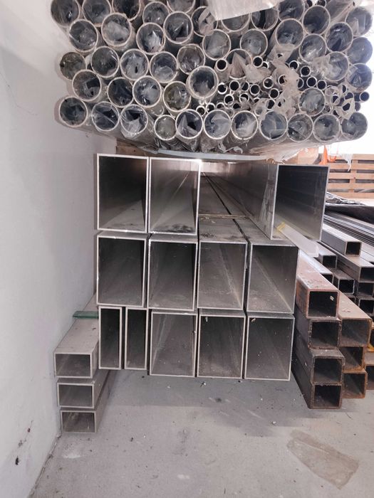 Kształtownik aluminiowy prostokątny rura kwadr.  150 x 100 x 3 mm
