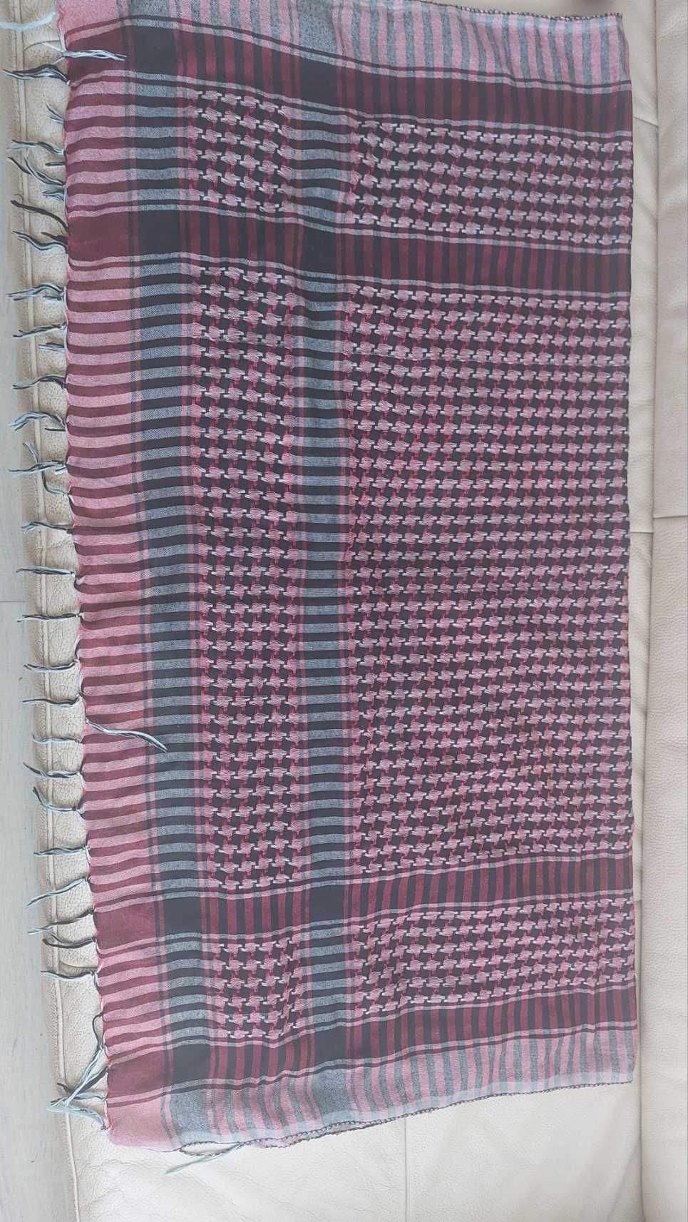 Chustka arafatka/ szal; duża- 98x 96 cm, uniseks