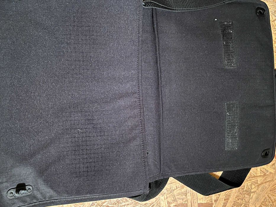 Torba na dokumenty IKEA – czarna, na ramię, 37x28 cm