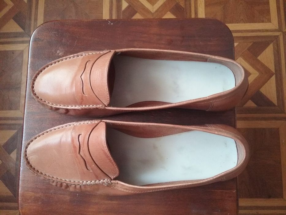 Мокасины, туфли, слипоны "Clarks", р.41, натур кожа