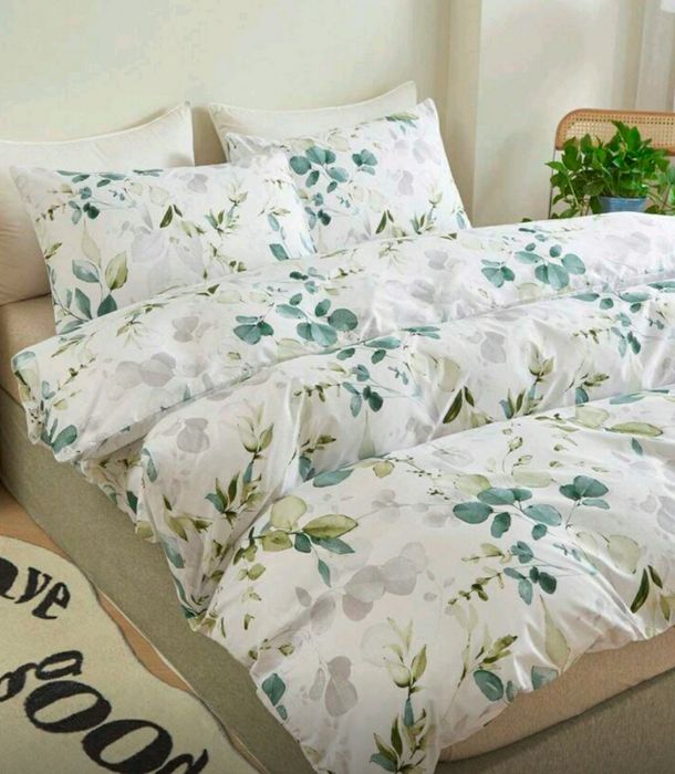 Capa de edredão e almofadas