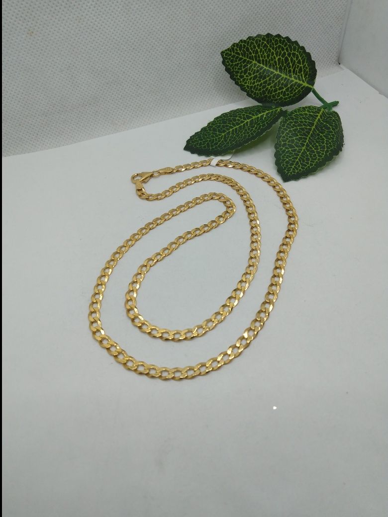 Złoty łańcuszek pełna pancerka, złoto 333 dl.50 cm