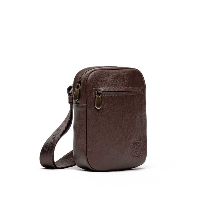 Мужская сумка из натуральной кожи / Сумка через плечо VS003