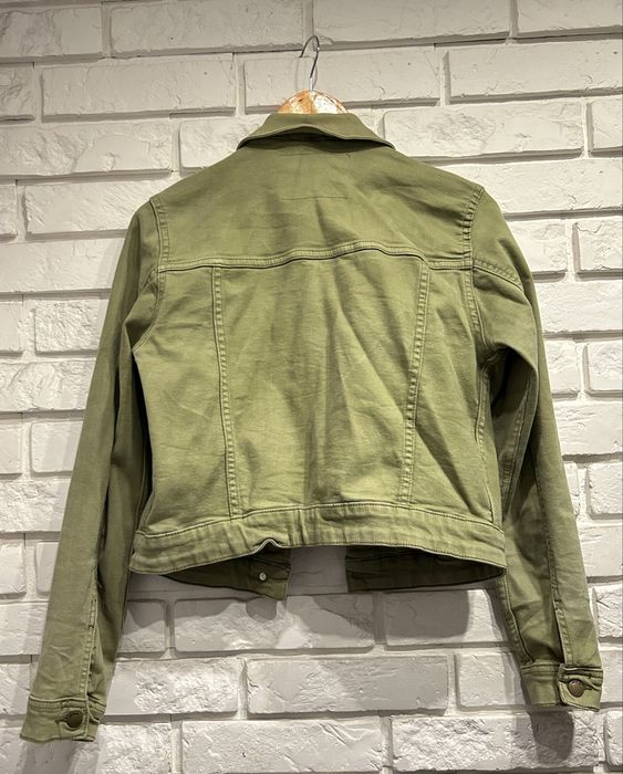 Kurtka dżinsowa ramoneska zielona L