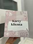 Segregator kart klienta + 73 karty stylizacja brwi rzęs